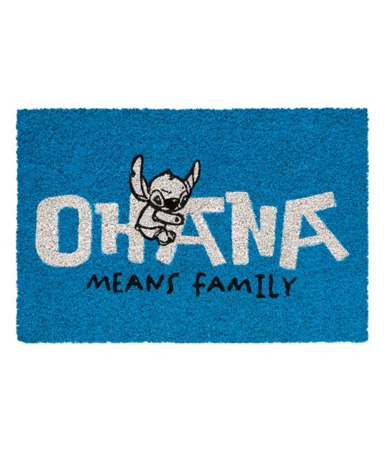 Felpudo disney stitch ohana azul