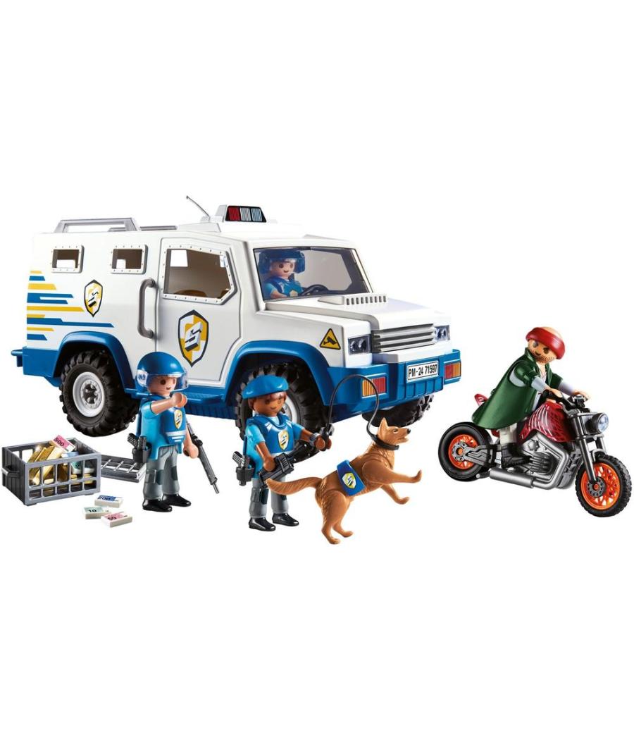 Playmobil transporte dinero policia