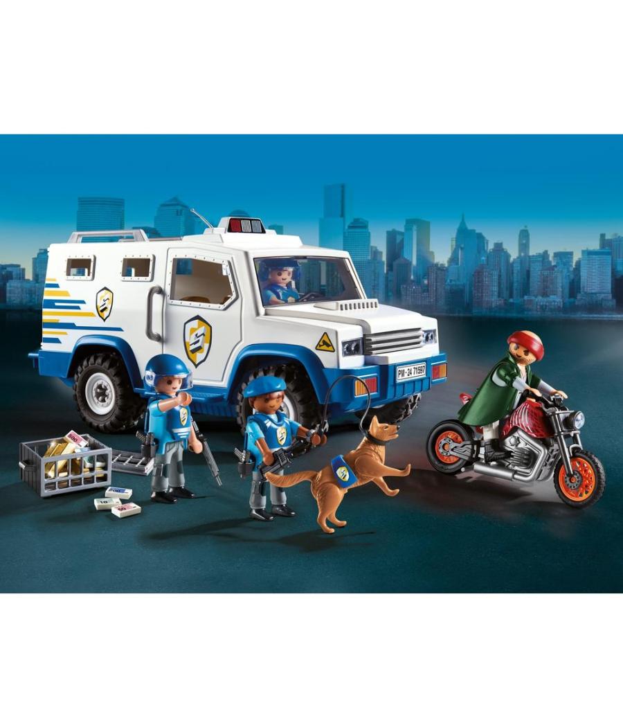 Playmobil transporte dinero policia