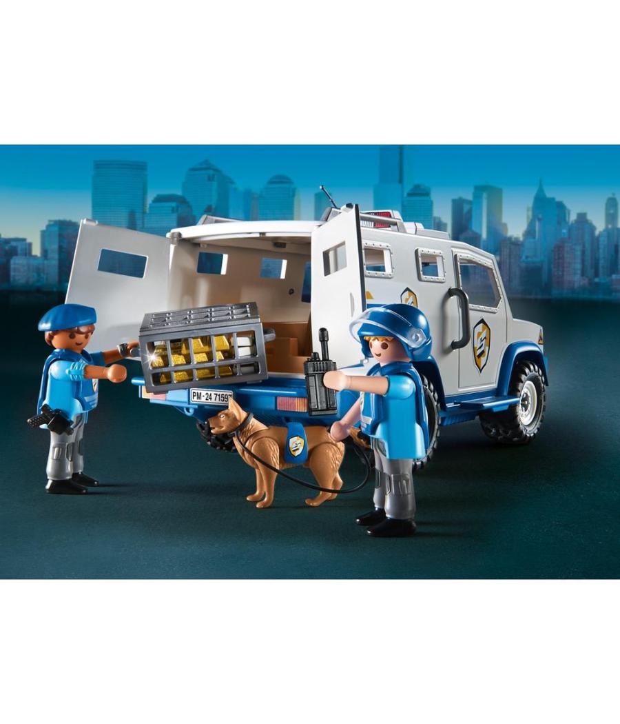 Playmobil transporte dinero policia