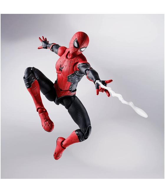 Figura tamashii nations marvel spider - man no way home spider - man traje mejorado sh figuarts action figure