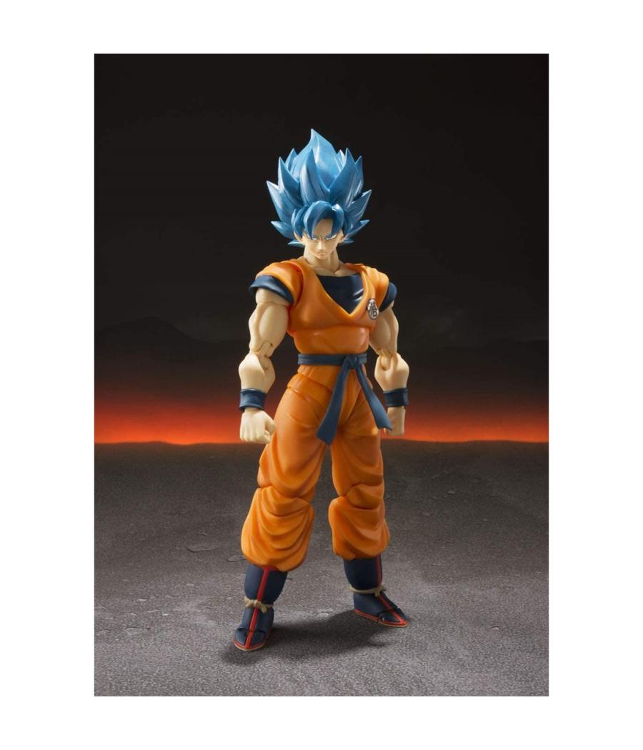 Figura tamashii nations figuarts sh dragon ball super super saiyan god super saiyan gogeta re - issue