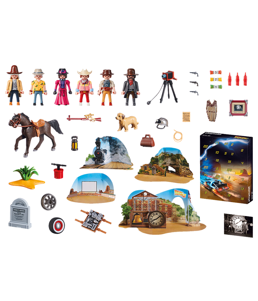 Playmobil calendario de adviento regreso al futuro