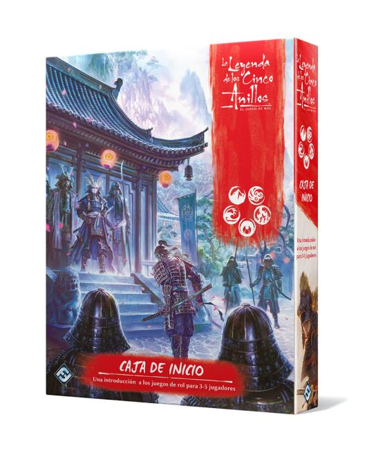 Juego de mesa la leyenda de los 5 anillos caja de inicio pegi 14