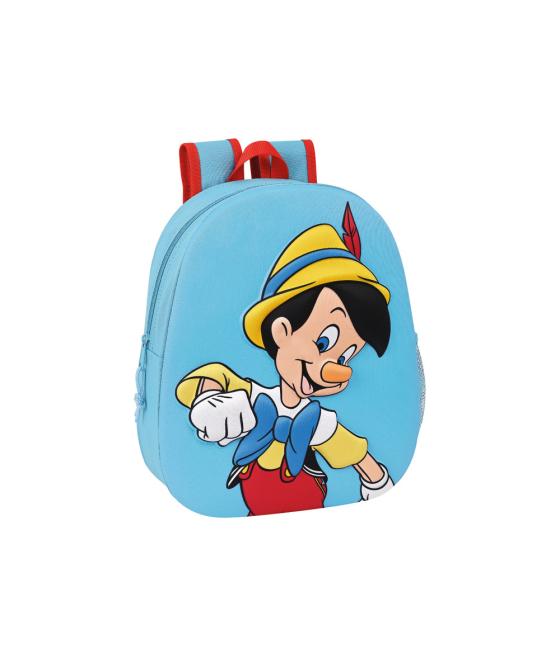 Cartera escolar safta disney classics pinocho mochila guarderia adaptable a carro 270x100x320 mm