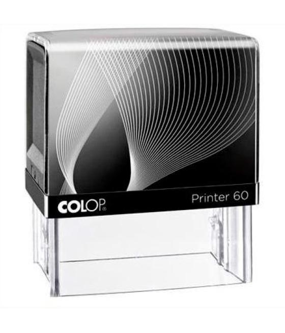 Colop printer 60 g7 37x76mm negro/rojo no incluye placa de texto personalizada