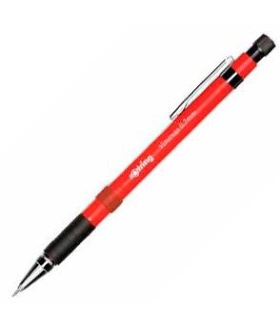 Rotring visumax portaminas 0,5mm rojo-12u-