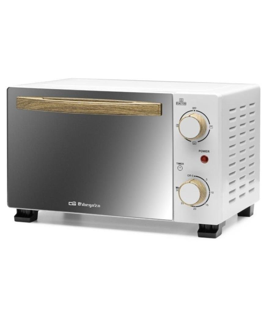 Horno de sobremesa orbegozo ho 990/ 800w/ capacidad 10l/ blanco