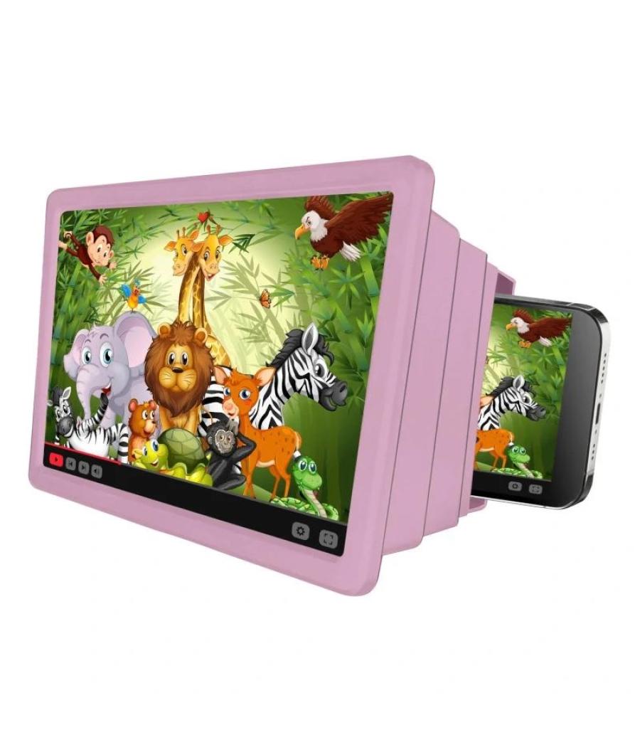 Celly amplificador de pantalla para niños rosa