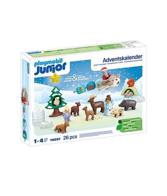 Playmobil junior: calendario de adviento navidad en la nieve