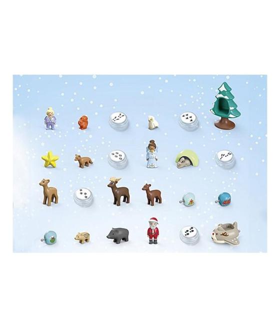 Playmobil junior: calendario de adviento navidad en la nieve