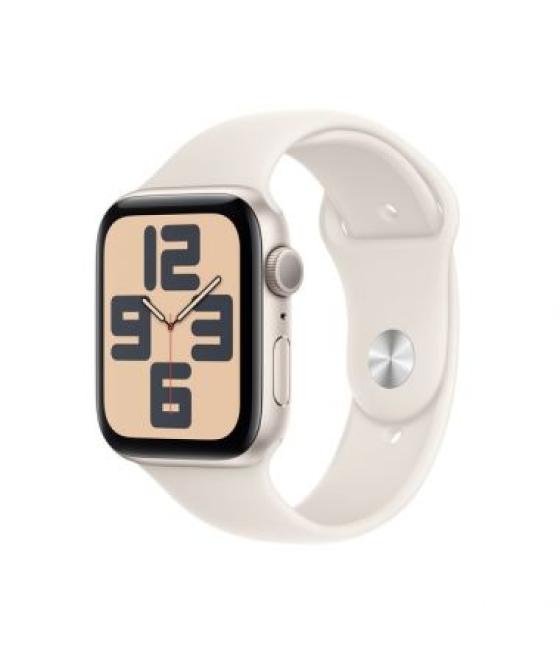 Apple watch se gps 44mm starlight aluminium case with starlight sport band - s/m