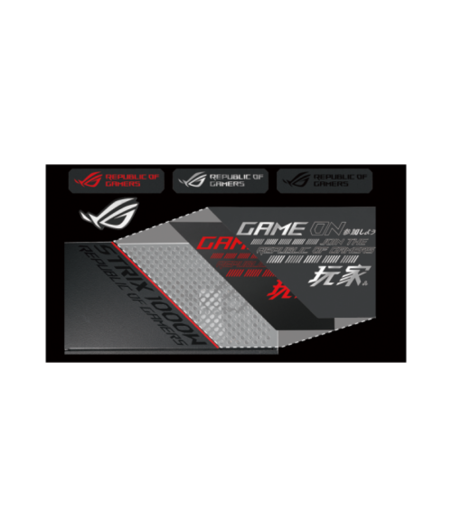 Asus rog strix 1000w gold (16-pin cable) unidad de fuente de alimentación 20+4 pin atx atx negro