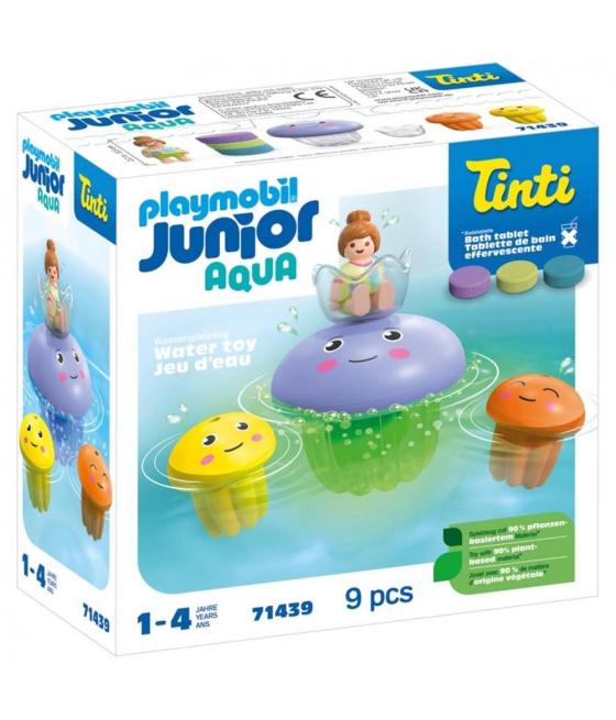 Playmobil junior tinti: familia de medusas de colores