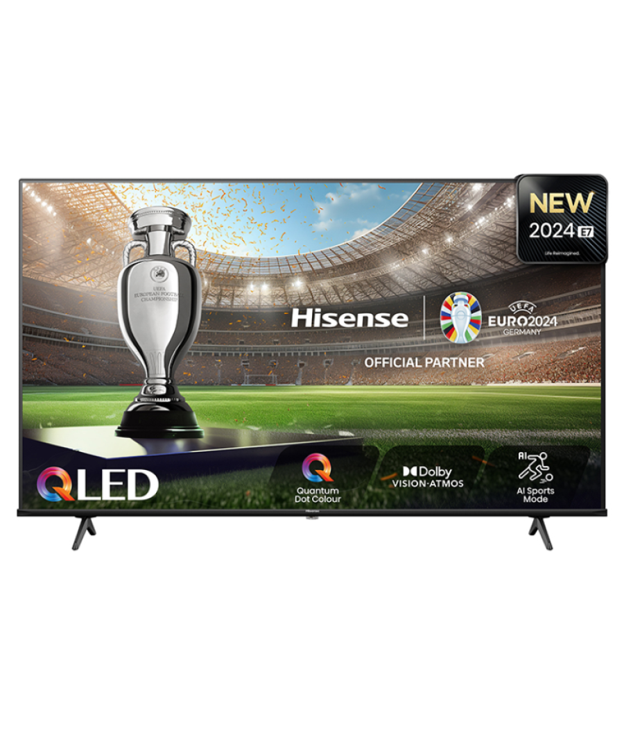 Tv hisense 50e77nq 50" smart tv modo juego plus bluetooth