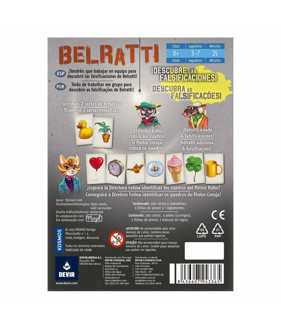 Juego de mesa belratti