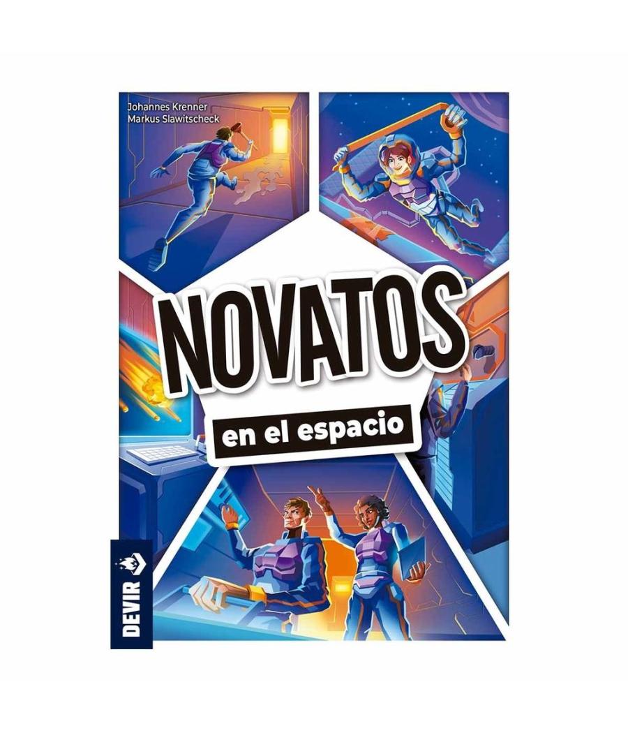 Juego de mesa novatos en el espacio