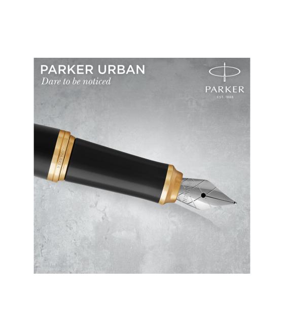 Juego parker im urban dúo gt bolígrafo + pluma color negro