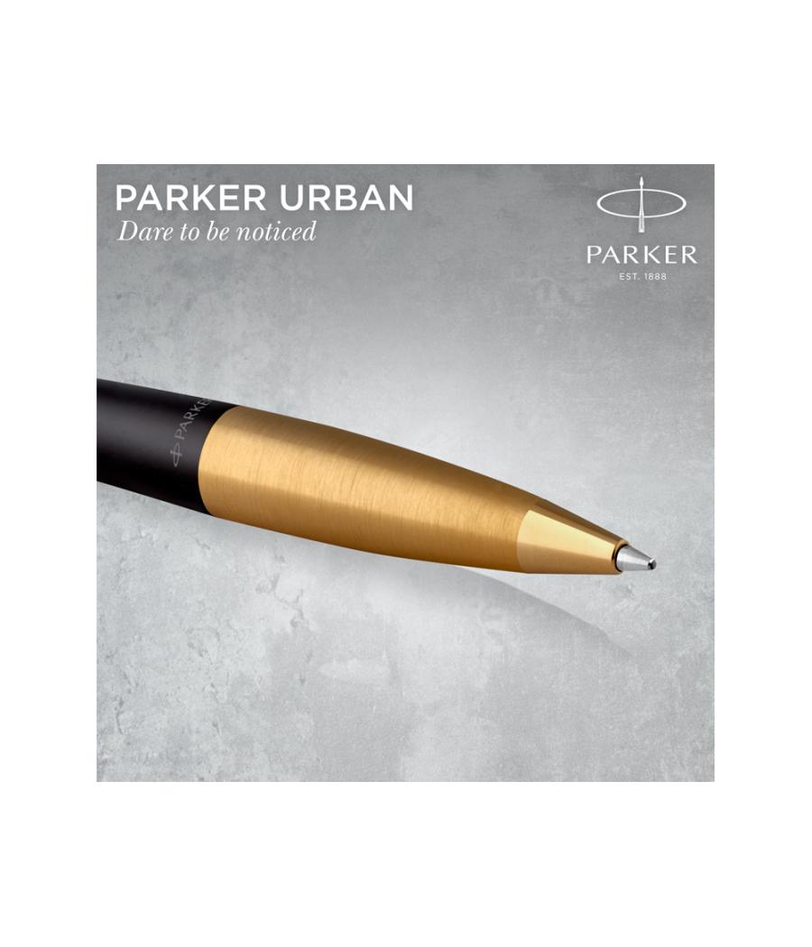 Juego parker im urban dúo gt bolígrafo + pluma color negro