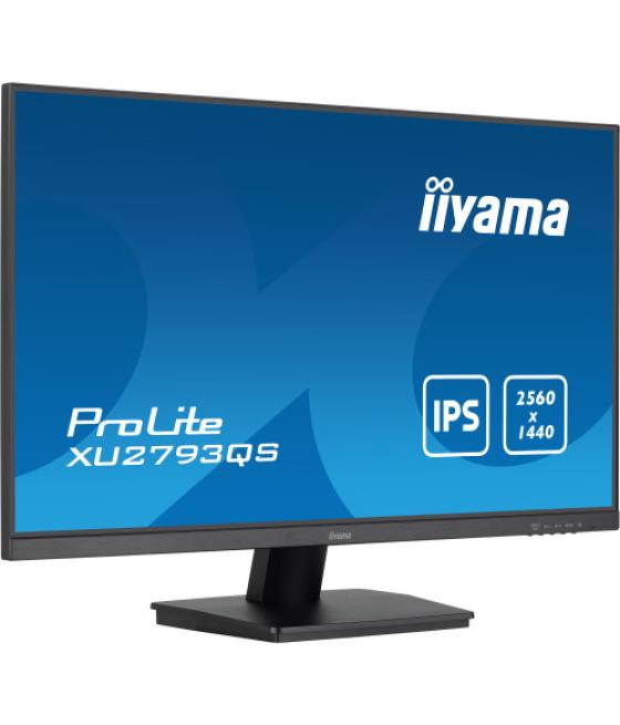 Iiyama prolite xu2793qs-b6 pantalla para pc 68,6 cm (27") 2560 x 1440 pixeles 2k ultra hd led negro