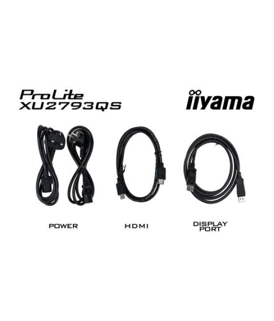 Iiyama prolite xu2793qs-b6 pantalla para pc 68,6 cm (27") 2560 x 1440 pixeles 2k ultra hd led negro