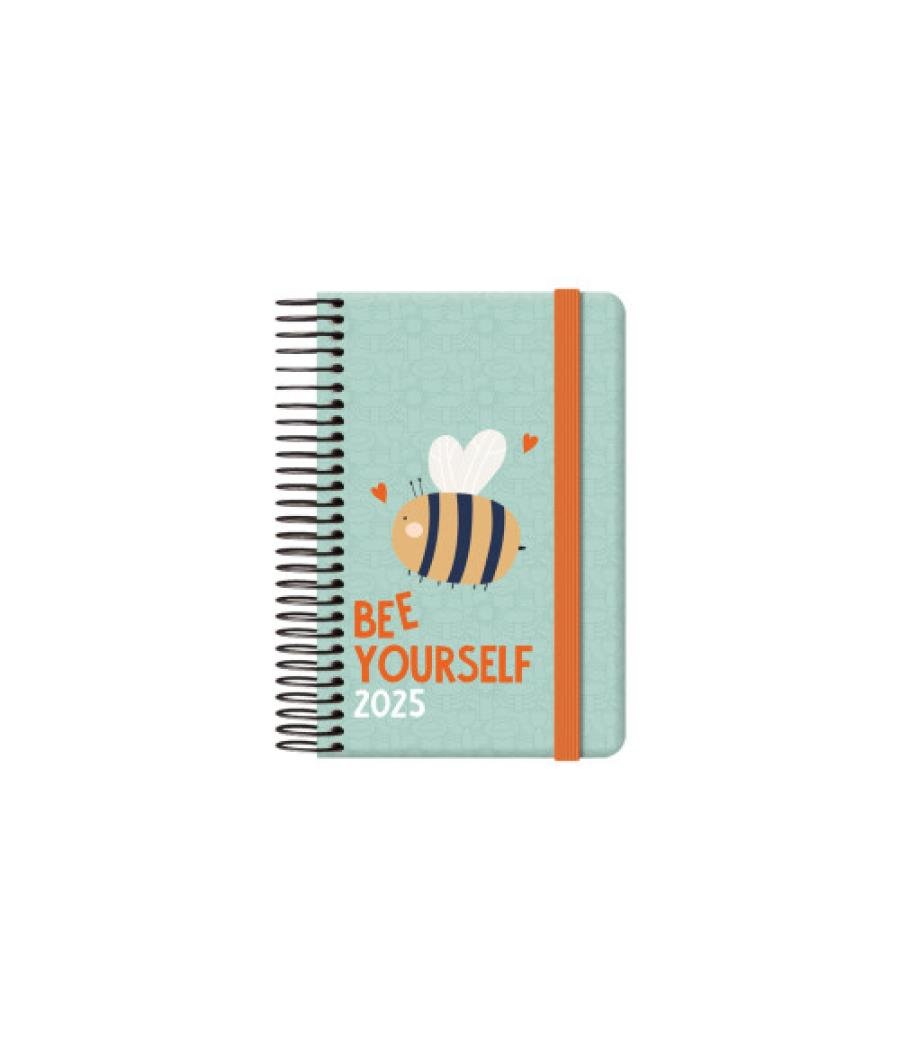 Agenda 2025 cute semana vista bolsillo 8,5 x 13 cm modelo bee dohe 12909 - 25