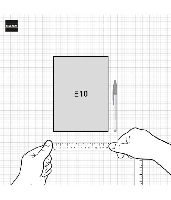 Agenda 2025 basic year e10 155x212mm semana vista horizontal negro finocam 741456025