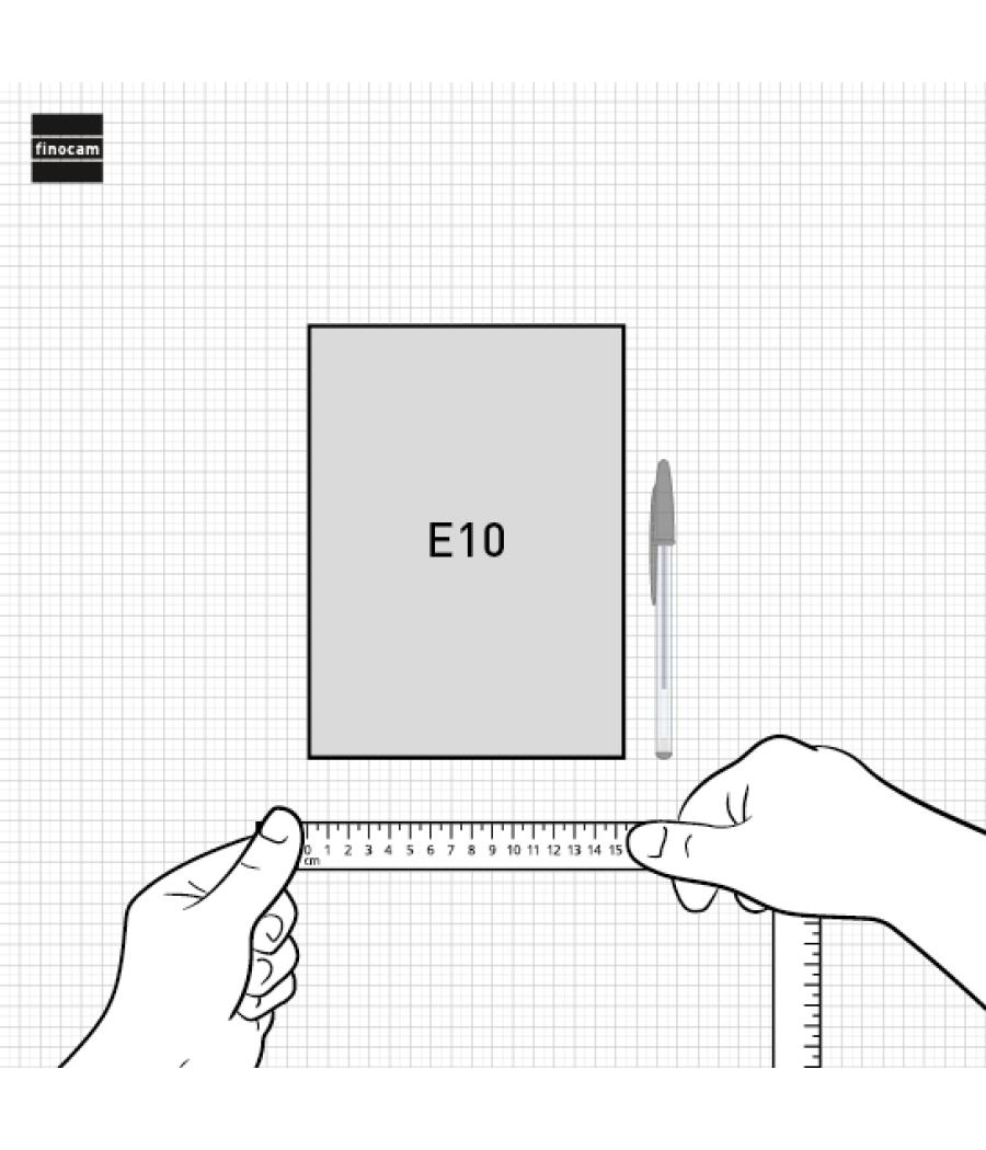 Agenda 2025 basic year e10 155x212mm semana vista horizontal negro finocam 741456025