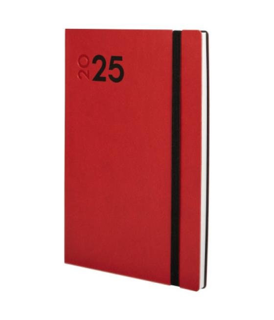 Agenda 2025 dynamic mara y10 140x204mm semana vista vertical rojo finocam 621123025