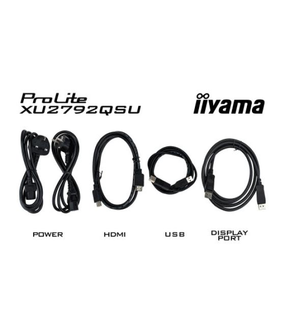 Iiyama prolite pantalla para pc 68,6 cm (27") 2560 x 1440 pixeles dual wqhd led negro