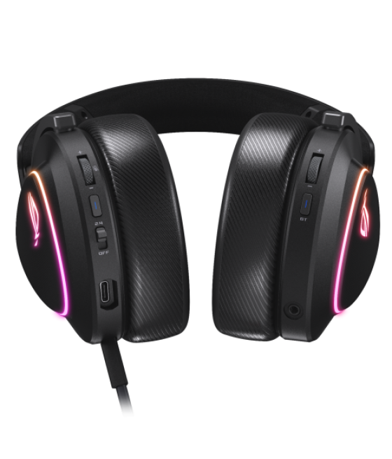 Asus rog delta ii auriculares inalámbrico y alámbrico diadema juego usb tipo c bluetooth negro