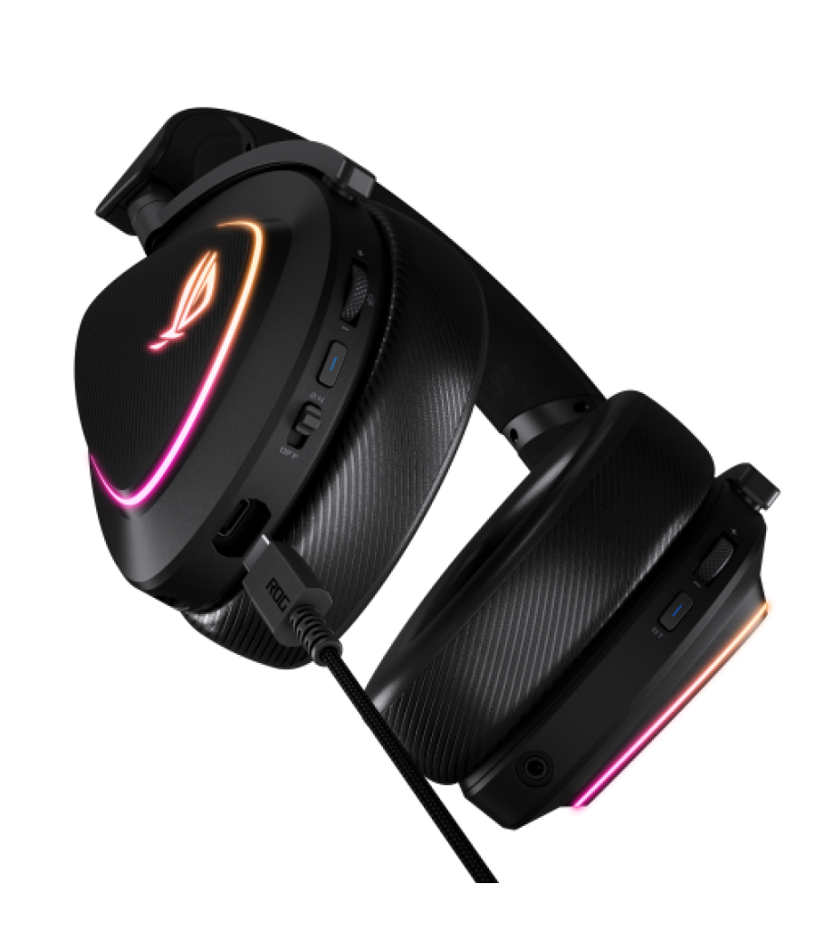 Asus rog delta ii auriculares inalámbrico y alámbrico diadema juego usb tipo c bluetooth negro