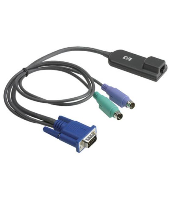 HP KVM Console USB Interface Adapter cable para video, teclado y ratón (kvm)