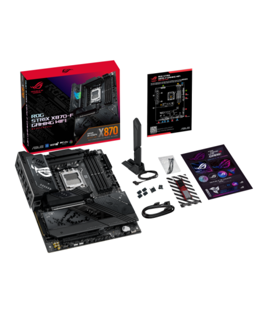 Asus rog strix x870-f gaming wifi amd x870 zócalo am5 atx