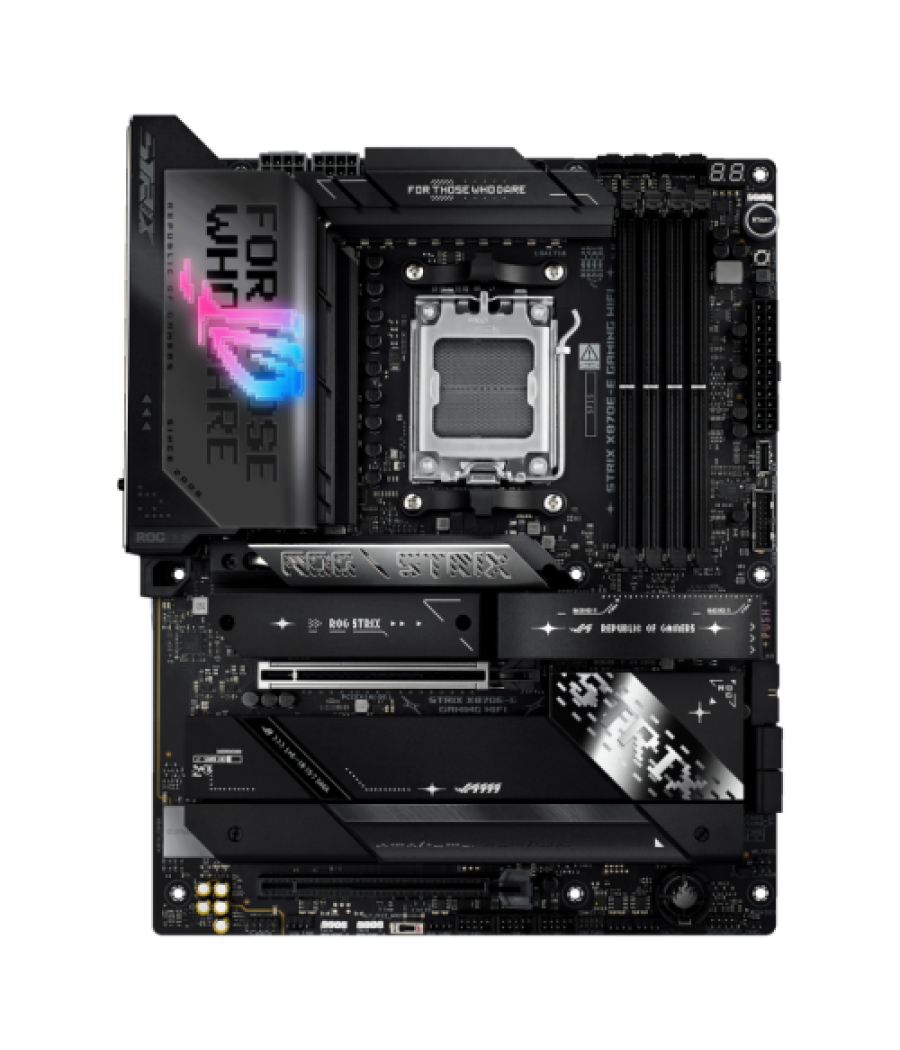 Asus rog strix x870e-e gaming wifi amd x870e zócalo am5 atx