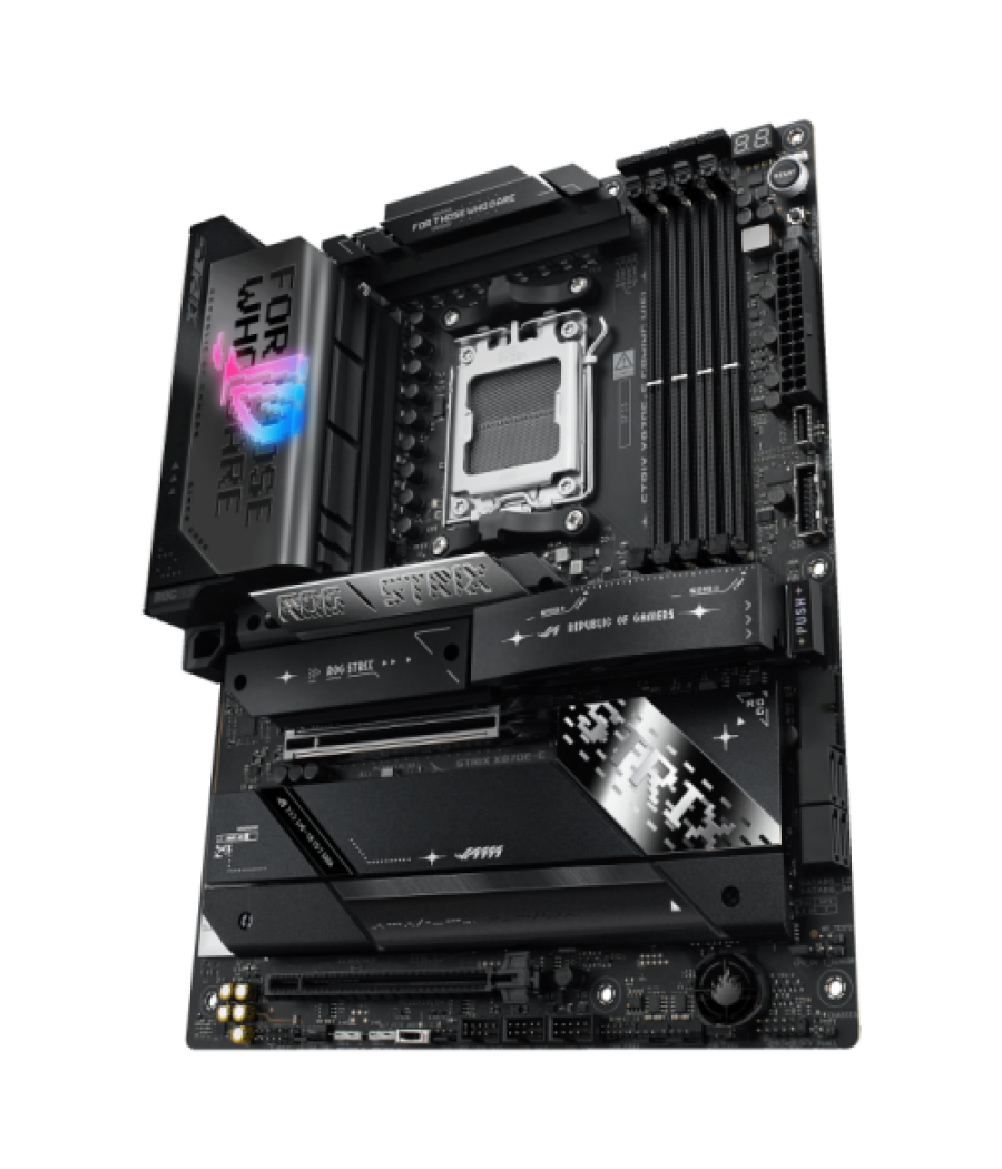 Asus rog strix x870e-e gaming wifi amd x870e zócalo am5 atx