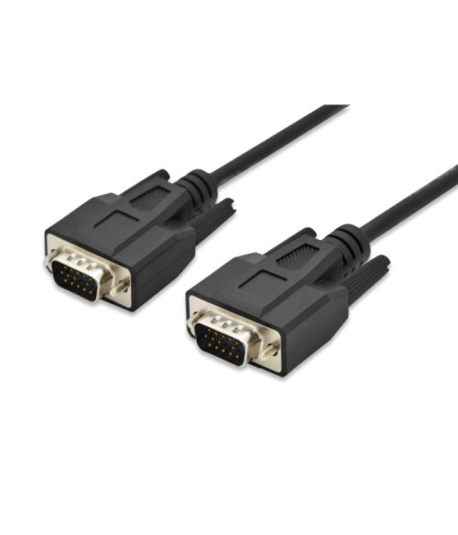 Ewent vga cable 15pin hd plug m/m, cu,awg28, 1,8m