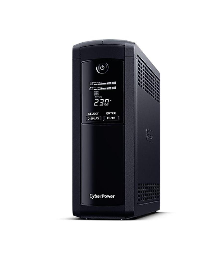 Sai línea interactiva cyberpower vp1200elcd-de/ 1200va-720w/ 5 salidas/ formato torre