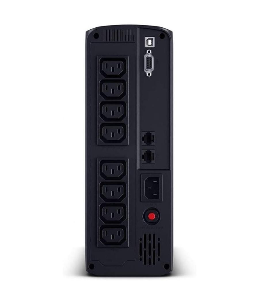 Sai línea interactiva cyberpower vp1200elcd-de/ 1200va-720w/ 5 salidas/ formato torre