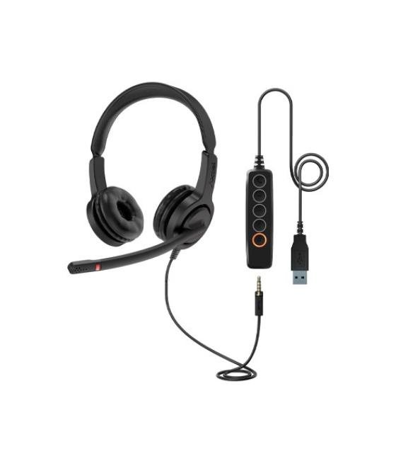 Auricular axtel voice uc28-35 duo nc usb-a