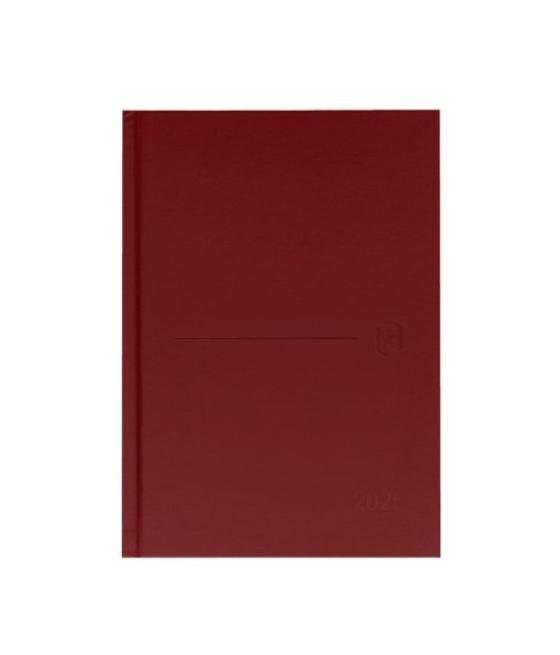 Agenda 2025 minimal a5 15x21cm dia pagina color rojo oxford 400189837