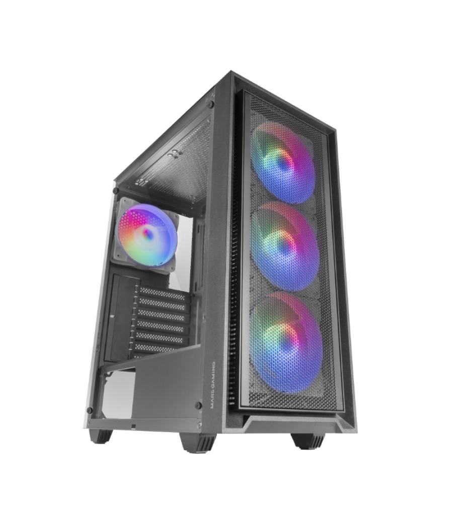 Caja semitorre atx mc-air negro mars gaming