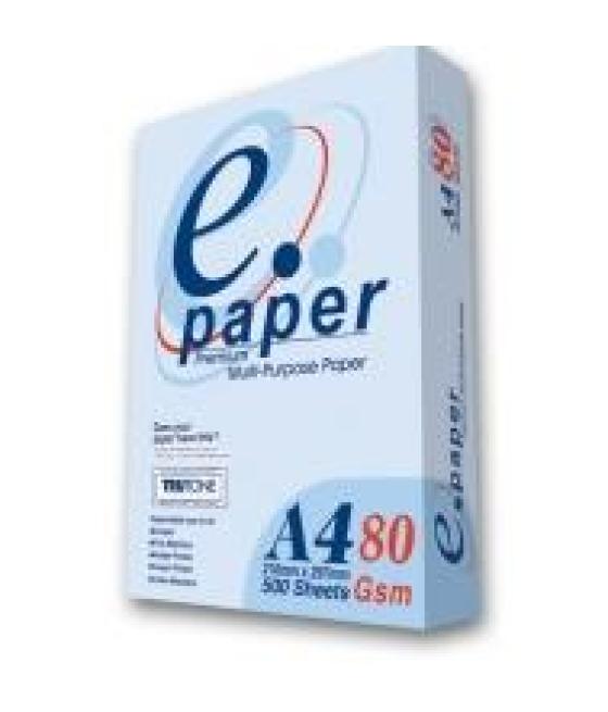 Eco paper papel a4 80gr- ( 1 caja 5 paquetes) *** maximo 10 cajas por cliente ***