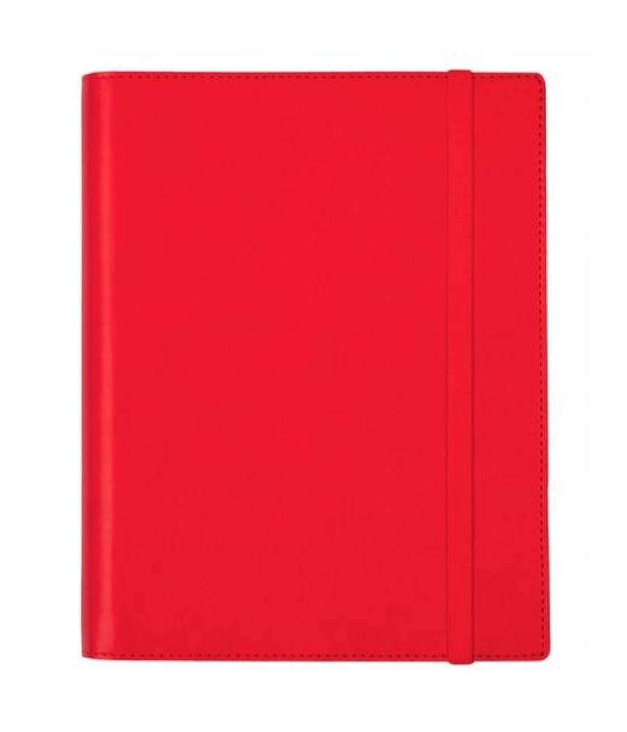 Finocam agenda anual duoband con bloc de notas e10-155x212mm svh rojo 2025