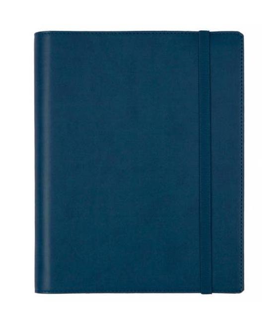 Finocam agenda anual duoband con bloc de notas e10-155x212mm 1dp azul 2025