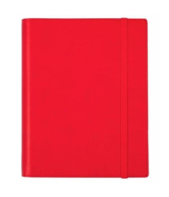 Finocam agenda anual duoband con bloc de notas e10-155x212mm 1dp rojo 2025