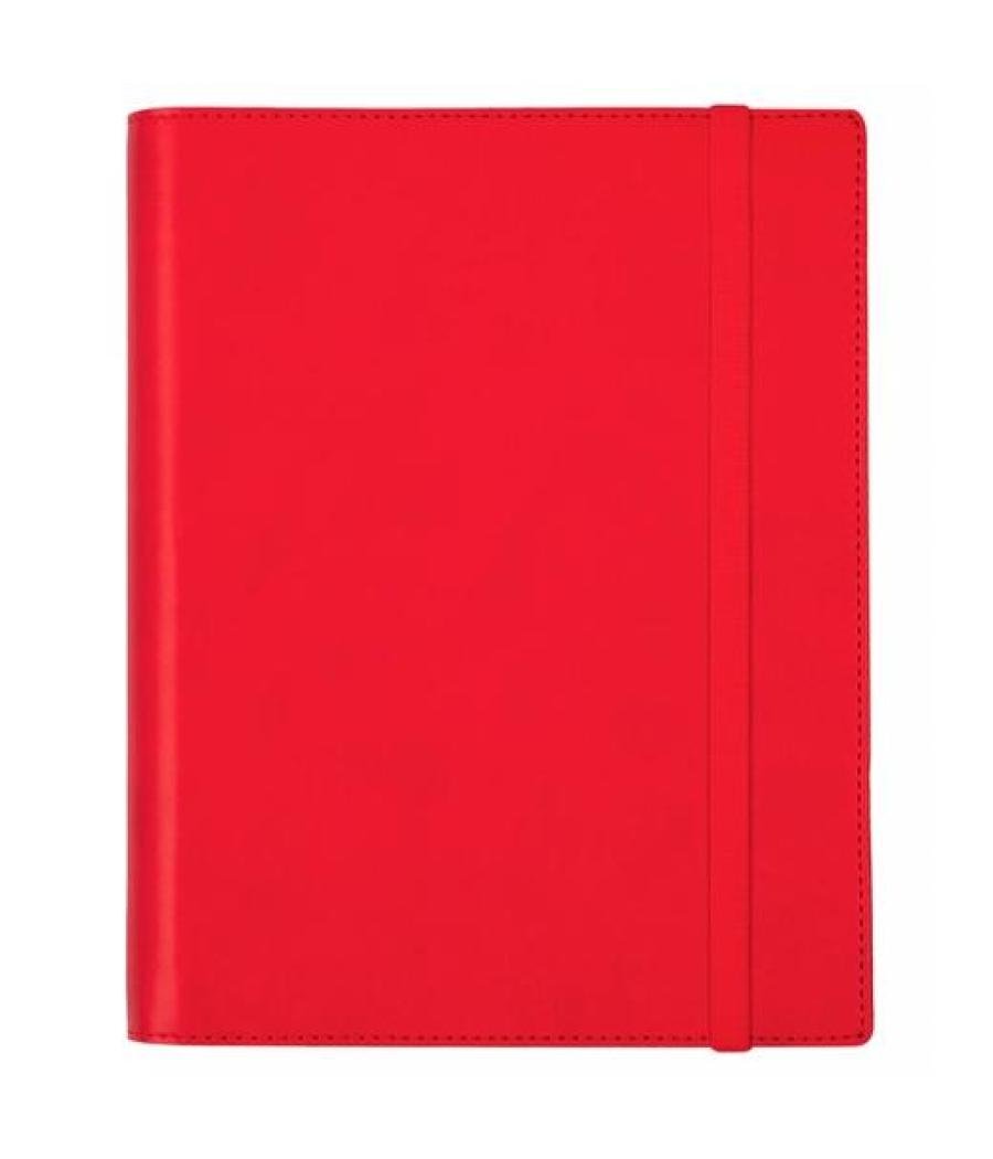 Finocam agenda anual duoband con bloc de notas e10-155x212mm 1dp rojo 2025