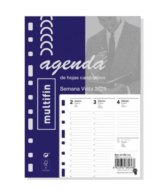 Finocam recambio agenda anual multifin 3002-155x215mm svv 2025