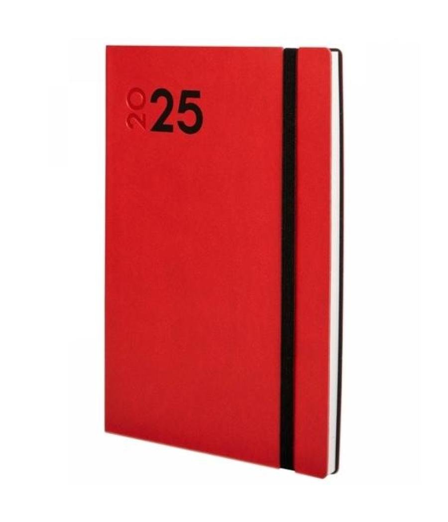 Finocam agenda anual dynamic mara y10-140x204mm svh rojo 2025