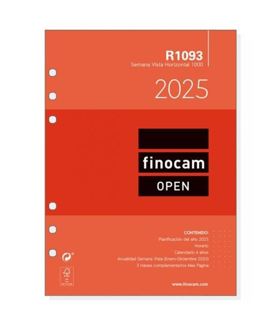 Finocam recambio anual open r1093 1000-155x215mm svh 2025